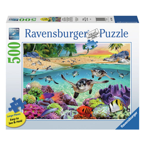 Ravensburger jigsaw puzzle baby sea turtles, 500st.