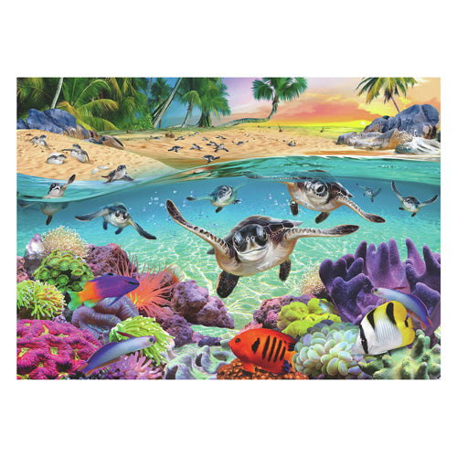 Ravensburger jigsaw puzzle baby sea turtles, 500st.