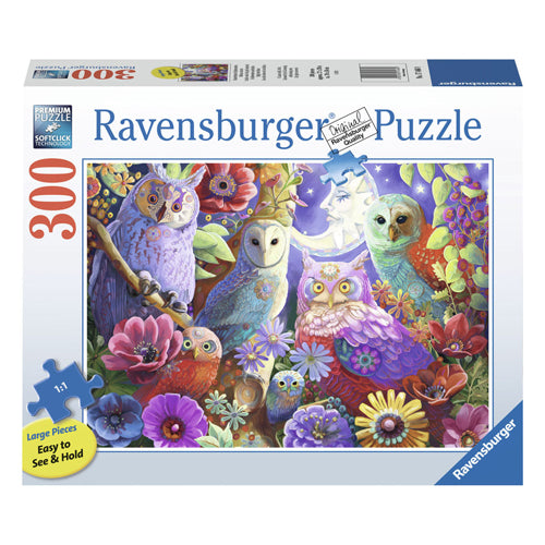 Ravensburger jigsaw puzzle beautiful night owls, 300st.