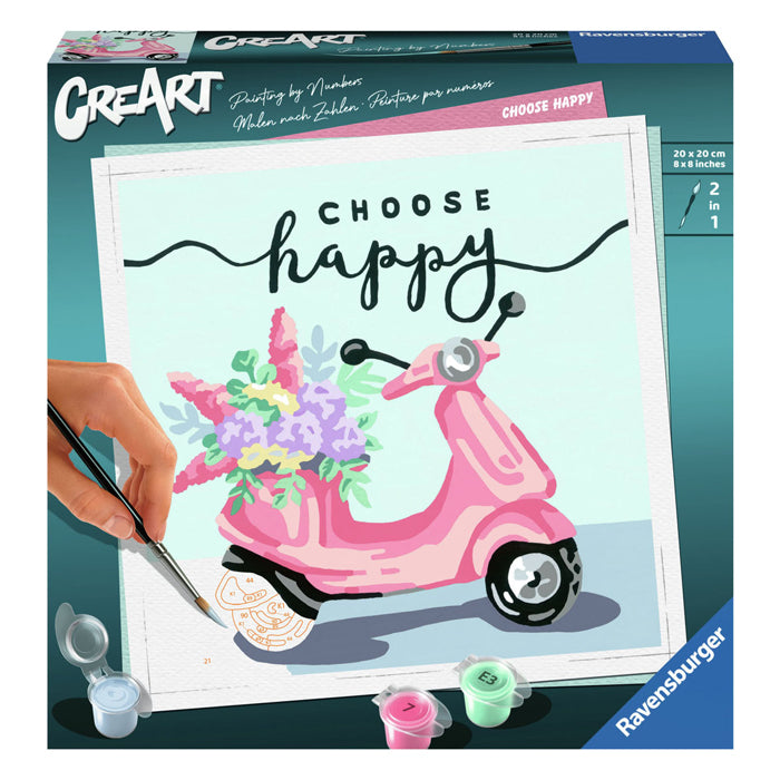 Ravensburger Creart malování podle čísla Vyberte si Happy