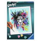 Ravensburger Creart Painting on Number Boho Lion