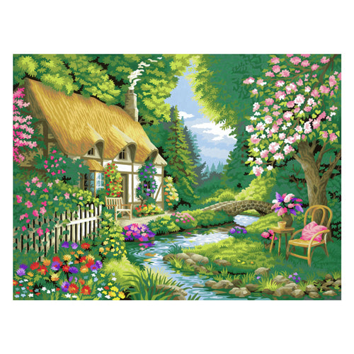 Ravensburger Creart Maleri på nummer Cottage Garden