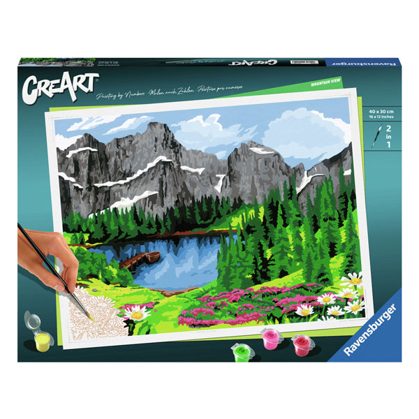 Ravensburger Crart Molerei op der Zuel Mountain Vue