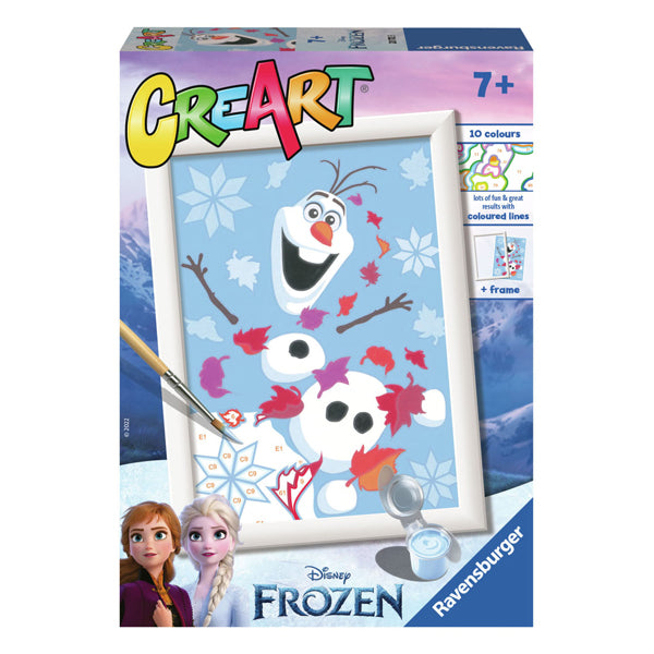 Ravensburger Creart Painting on number Frozen Cheerful Olaf