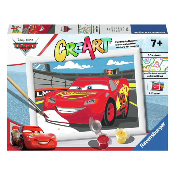 Ravensburger Creart slika po številki Disney Lightning McQueen