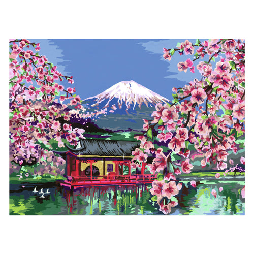 Ravensburger Kreart Gemälde bei Nummer - Japanische Kirschblüte