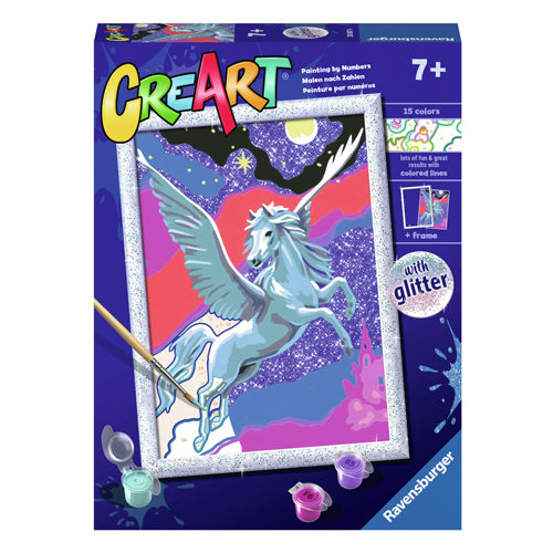 Ravensburger Creart peinture au nombre puissant pegasus