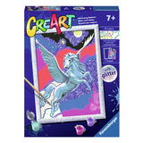 Ravensburger Creart peinture au nombre puissant pegasus