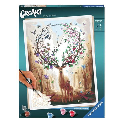 Ravensburger Creart Painting per numero Magnifico incontro