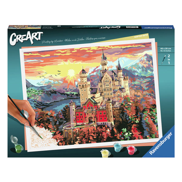 Ravvensburger Creart Painting al numero FAIRYtale Castle