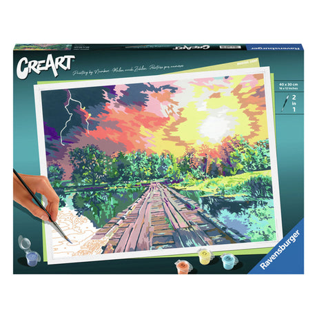 Ravensburger Kreart Gemälde bei Nummer - Magisches Licht