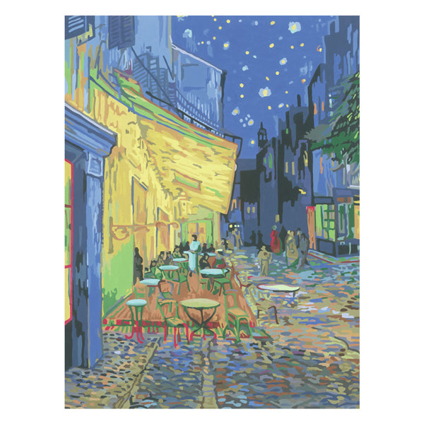 Ravensburger Creart slika na številki Cafe Terrace Van Gogh