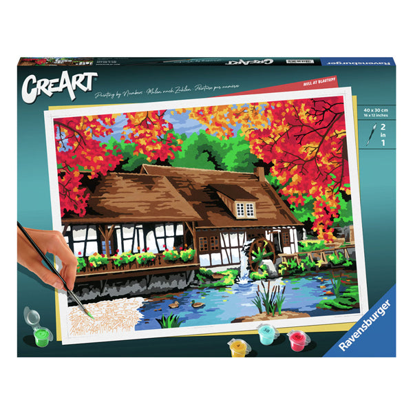 Ravensburger Crerec Painting w Number Molen in Blautopf