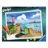 Ravensburger Creart Painting on Song Holiday sul Mar Baltico