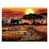 Ravensburger Creart Painting bei Nummer - Savannah Landschaften