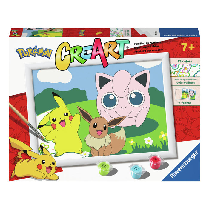 Ravensburger creart schilderen op nummer - pokémon classics