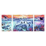 Ravensburger Creart Painting on Dolphin's At Sunset Song