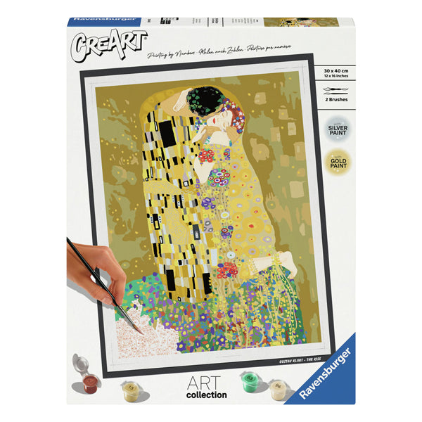 Ravensburger Creart malování na píseň The Kiss Klimt