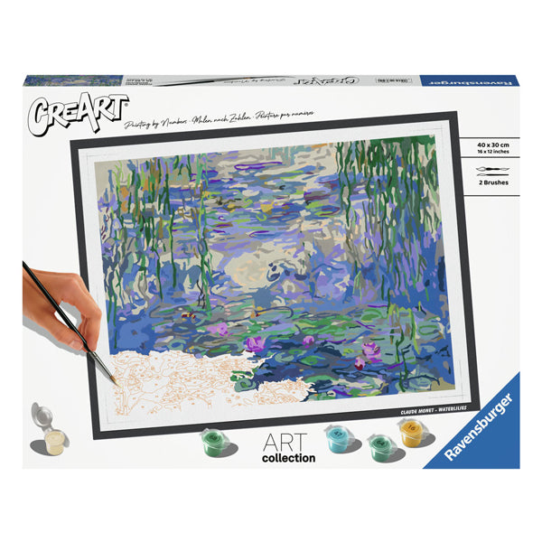 Ravensburger creart schilderen op nummer waterlilies monet