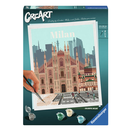 Ravensburger Kreart Painting bei Nummer - Buntem Mailand