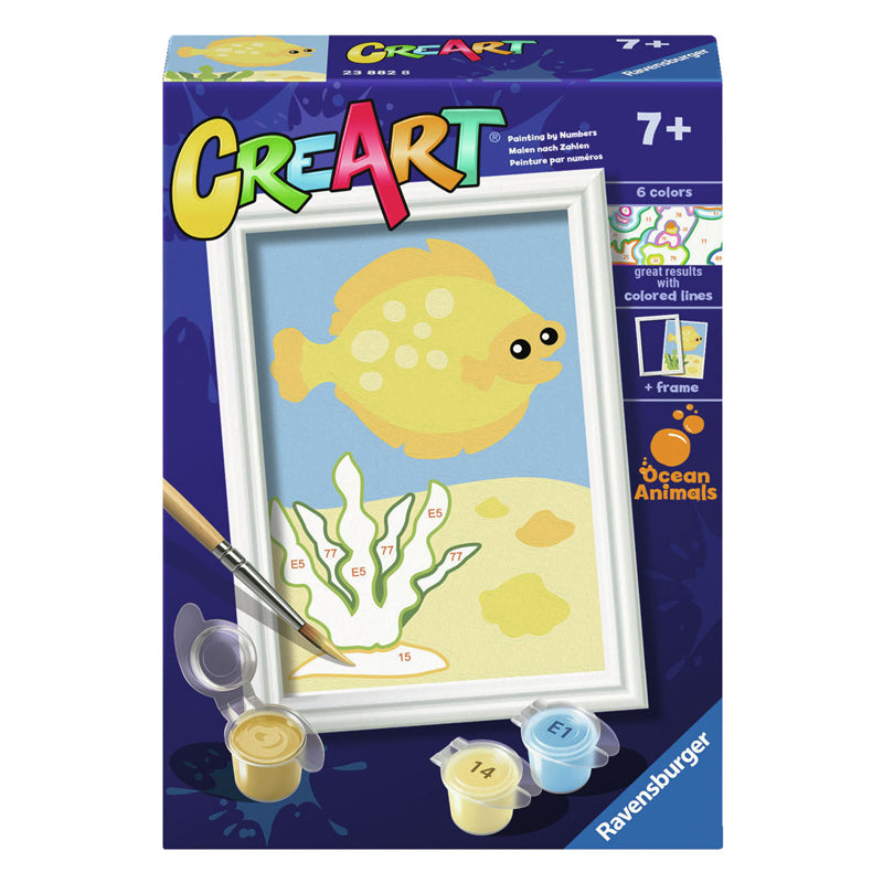 Ravensburger Creart Painting at number - Trendy Fish