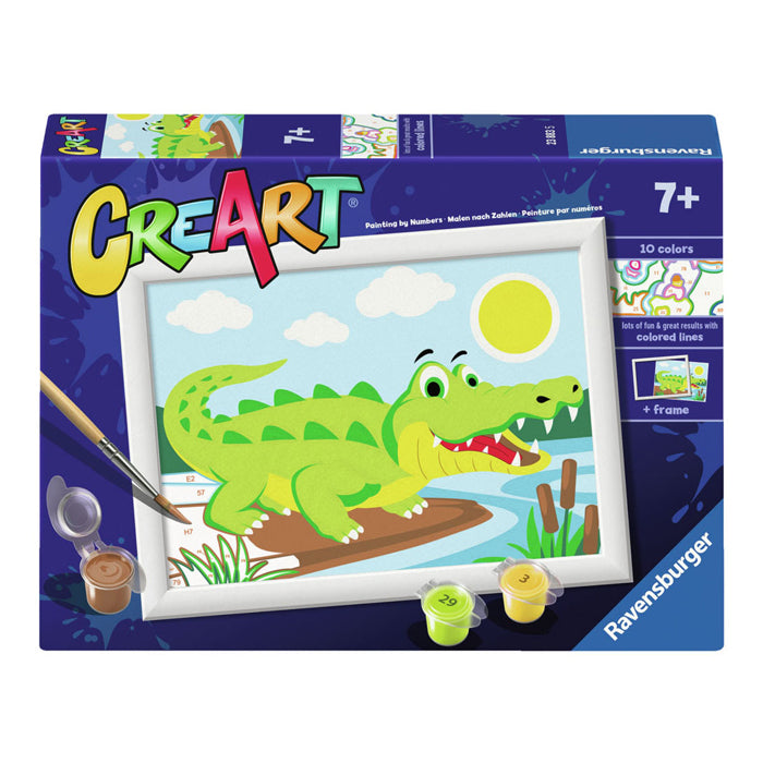 Ravensburger Creart malba na čísle Crocodile