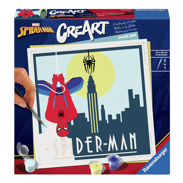 Ravensburger Creart Painting at Number - Marvel Spiderman