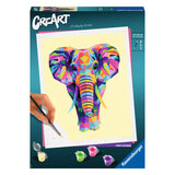 Ravensburger Kreart Painting von Number Elefant