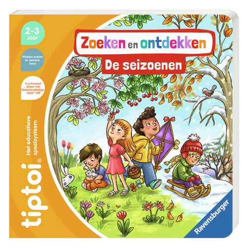 Ravensburger tiptoi boek zoeken en ontdekken: de seizoenen