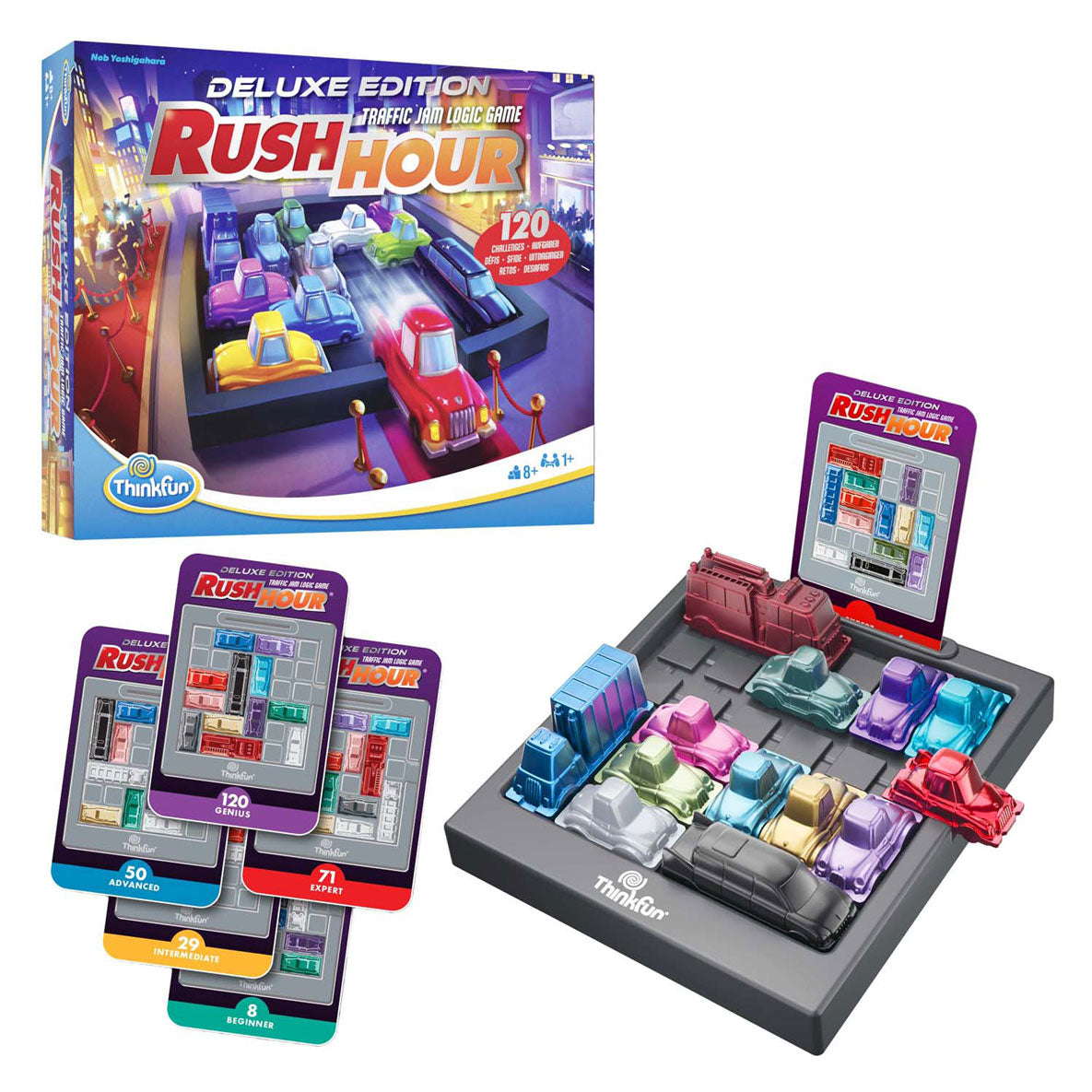 Thinkfun Ravensburger Rush Hour Deluxe – Puzzlespiel für Kinder und Erwachsene.
