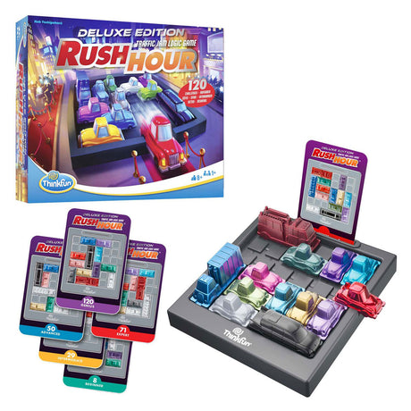 Thinkfun Ravensburger Rush Hour Deluxe – Puzzlespiel für Kinder und Erwachsene.