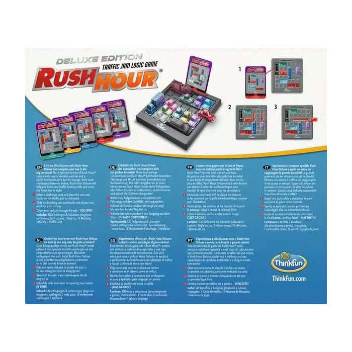 Thinkfun Ravensburger Rush Hour Deluxe – Puzzlespiel für Kinder und Erwachsene.