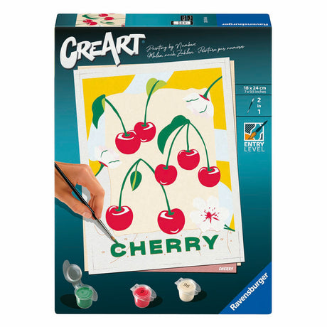 Ravensburger Creart Malen nach Zahlen – Kirsche