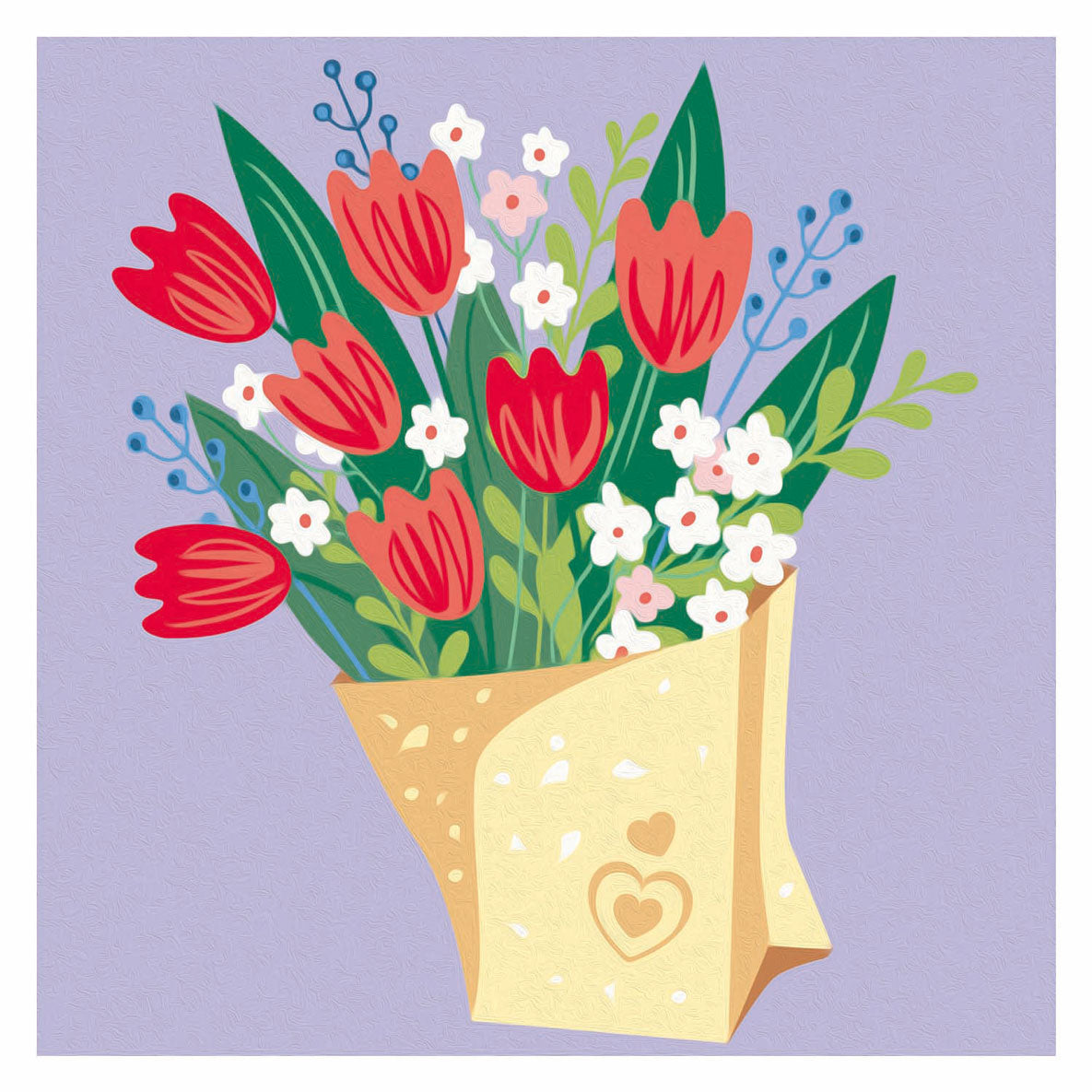 Ravensburger Creart Malen nach Zahlen – Tulpenstrauß