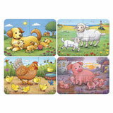 Ravensburger Puzzle Meine ersten Puzzles 4in1 Nutztierfamilien