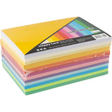 Colortime Frühlingskarton, A6, Blatt 105x148 mm, 180 gr, verschiedene Farben, 300 verschiedene Blätter 1 Karton