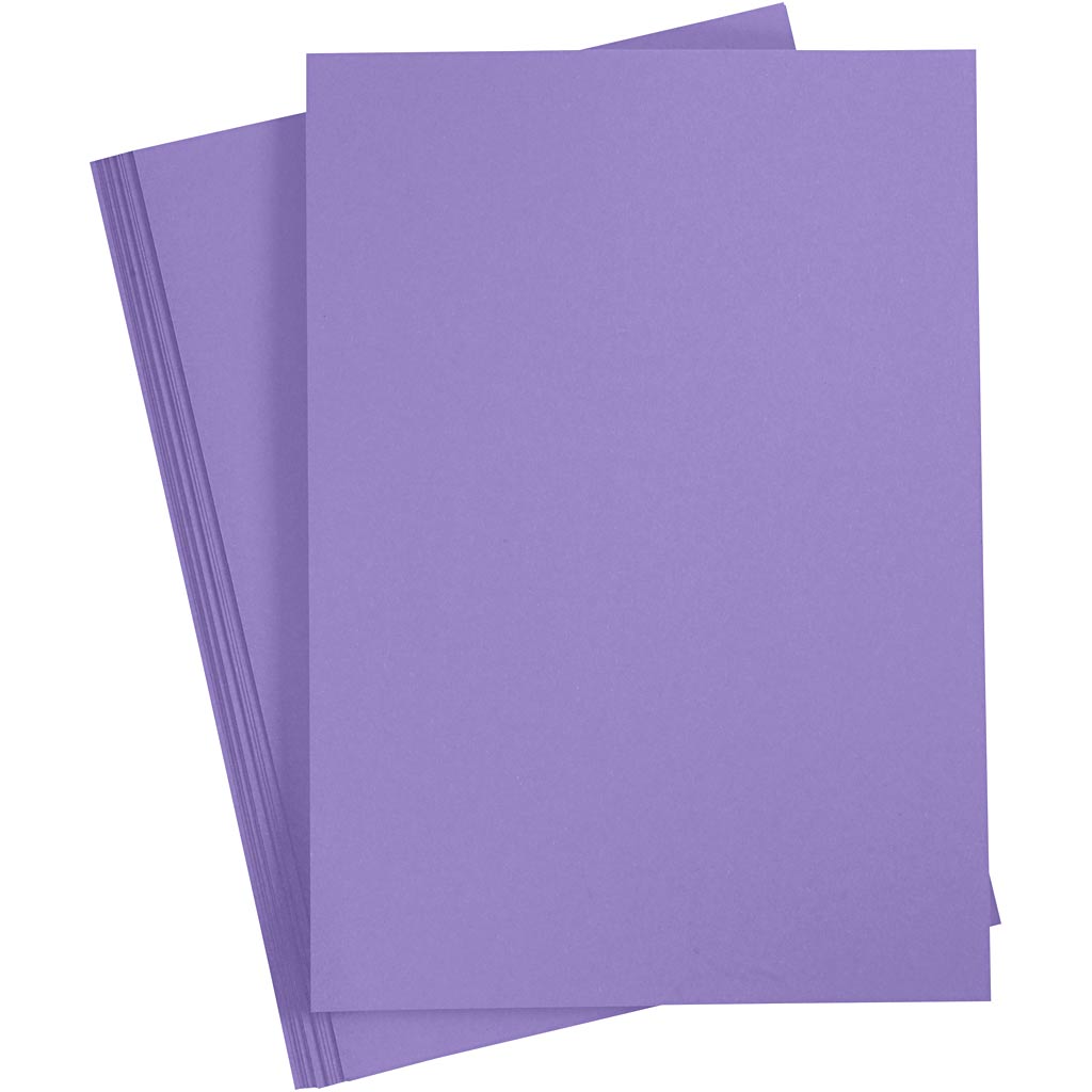 Creativ Company Farbkarton, A3, Blatt 297x420 mm, 180 gr, dunkelviolett, 20 Blatt 1 Karton