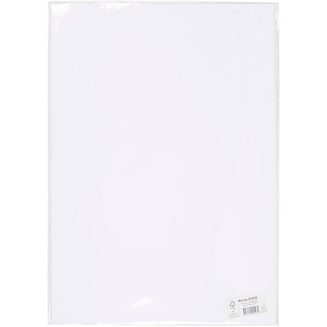 Creativ Company farbiger Karton, A2, Blatt 420 x 594 mm, 180 g, weiß, 10 Blatt 1 Karton