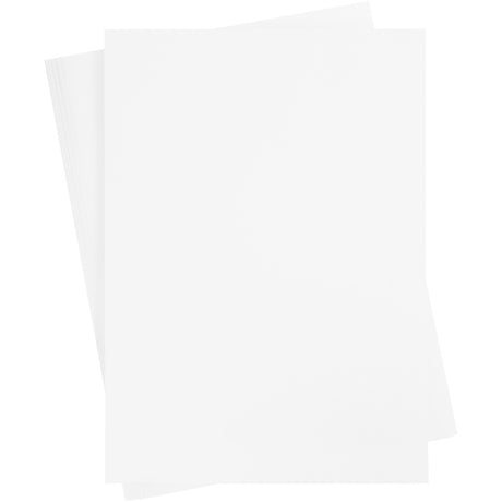 Creativ Company farbiger Karton, A2, Blatt 420 x 594 mm, 180 g, weiß, 10 Blatt 1 Karton