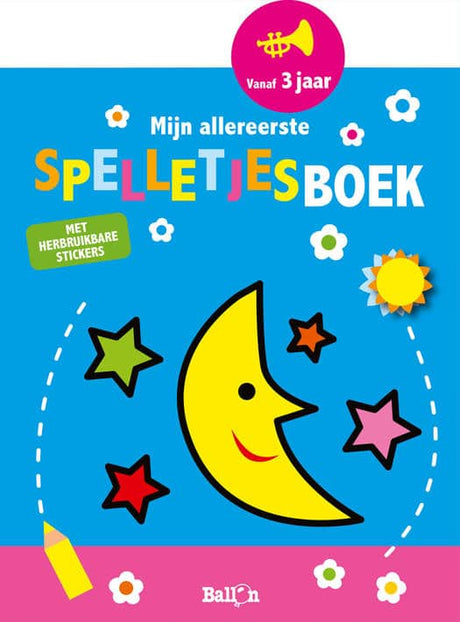 Der Ballon, mein allererstes Spielbuch mit wiederverwendbaren Aufklebern