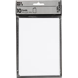 Kreativunternehmen https: www.cchobby.nl Cards-size-card-10-5x15-cm-220-white-10-piece-1-box