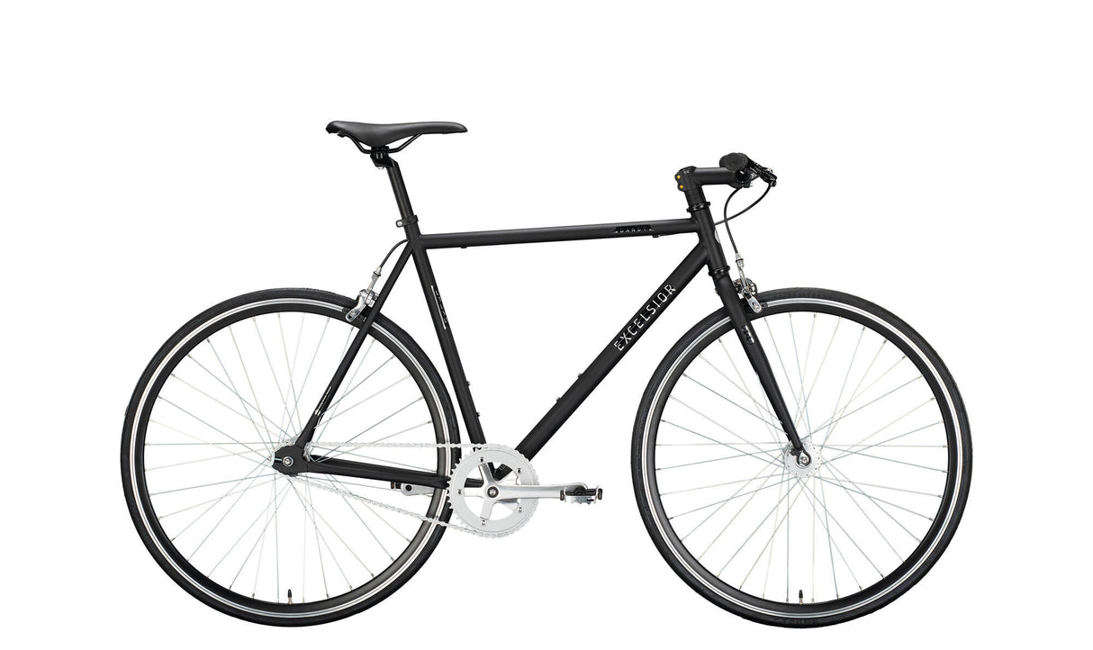 Das Excelsior Singlespeed Dandy (#1) Fahrrad zeichnet sich aus. Dandy 28 52 Durchm. 1 Stück schwarz matt