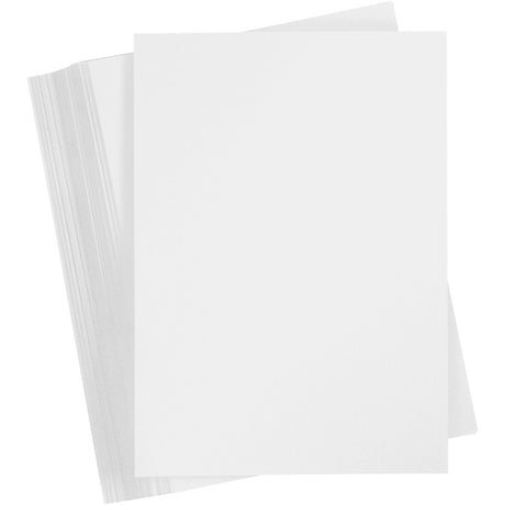 Creativ Company Farbkarton, A4, Blatt 210x297 mm, 180 gr, weiß, 100 Blatt 1 Karton
