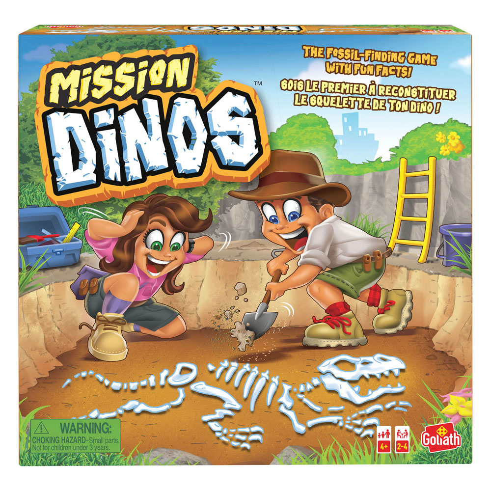 Goliath graben Em up Dinos Kinderbrettspiel