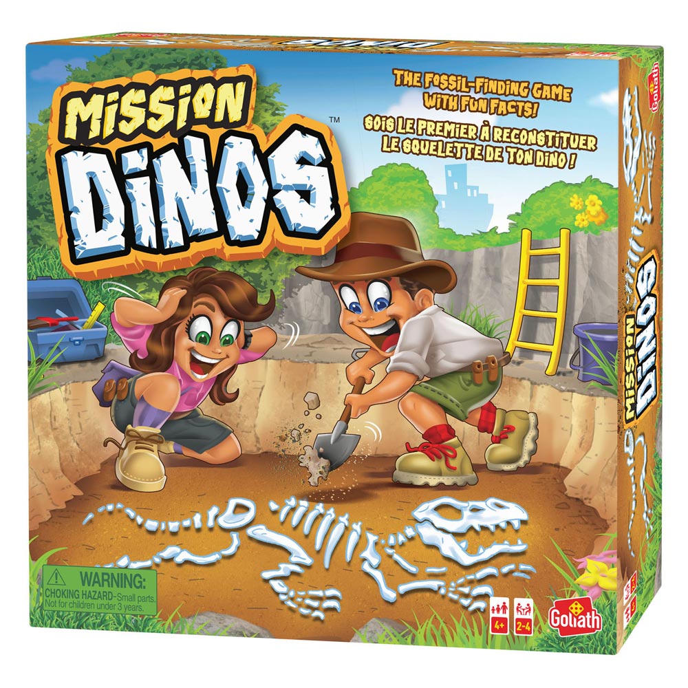 Goliath graben Em up Dinos Kinderbrettspiel