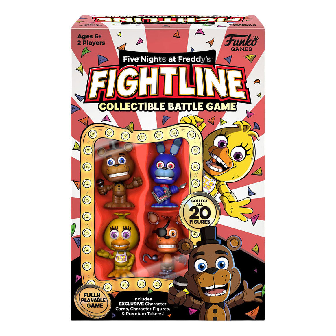 Goliath funko five nights at freddy's fightline premier set kaartspel