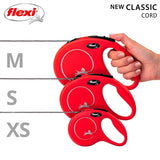 Flexi-Produkte, einziehbare Linie, neues klassisches Kabel, rot, 5 Meter, bis zu 20 kg
