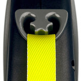 Flexi Retractable Line Giant Tape Neon Schwarz Gelb