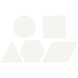 Creativ Company Cross Stitches Cardboard White Geometric, 20st.