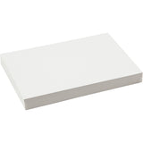 Creativ Company Baukarton, Blatt 25,5x36 cm, Stärke 0,4 mm, 250 gr, weiß, 100 Blatt 1 Karton